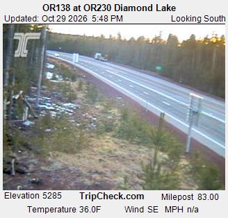 OR138 at OR230 Diamond Lake